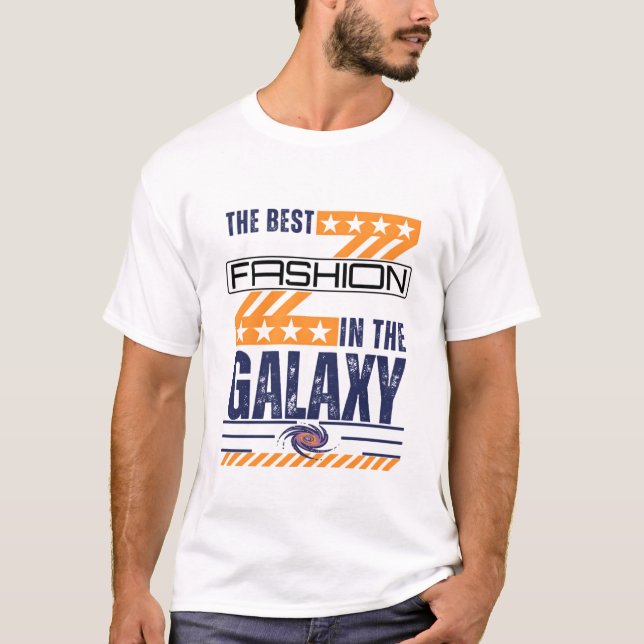 Bästa mode i Galaxy Essential, Unik t Shirt (Framsida)