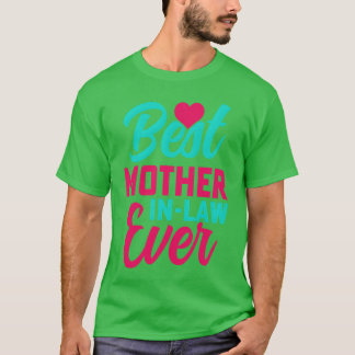 Bästa moderInLaw någonsin Fantastisk-moderInLaw-fl T Shirt