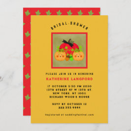 Bästa Möhippan för Autumn Halloween Inbjudningar