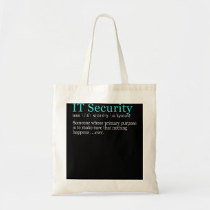 Bästa möjliga IT-säkerhet Cybersecurity Definition Tygkasse