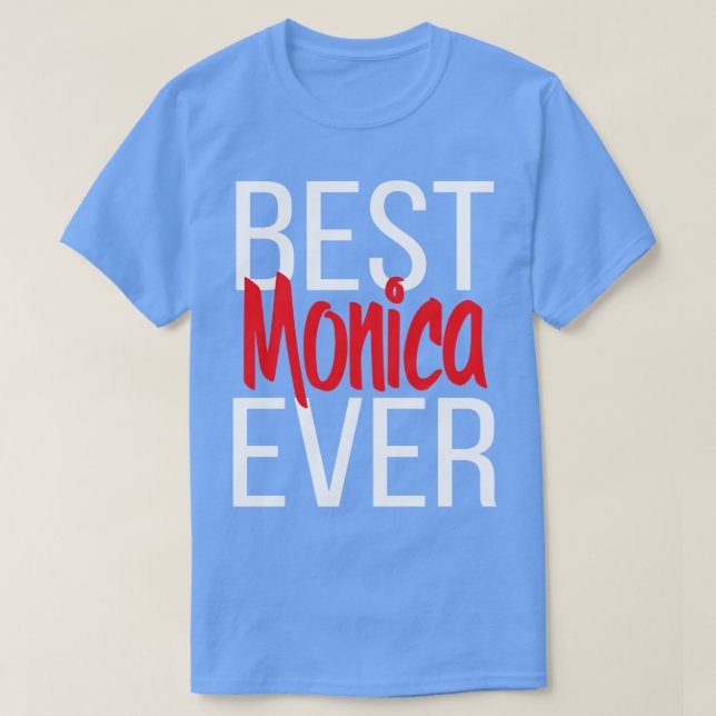 Bästa Monica någonsin 3 T Shirt (Design framsida)