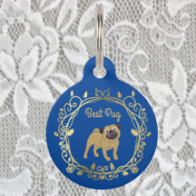 Bästa Mops-dagen för bröllop med specialdesign på