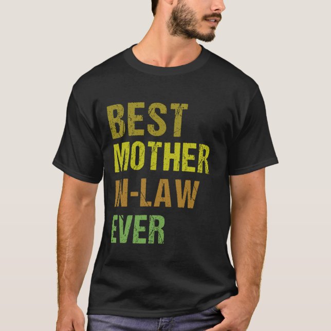 Bästa Mor-in-law någonsin-familjen - roligt T Shirt (Framsida)