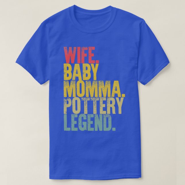 Bästa Mor Kvinnor Funny Gift-fru Baby Momma Potte T Shirt (Design framsida)