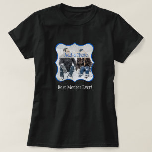 Bästa Mor någonsin! Family Photo Anpassningsbar T Shirt