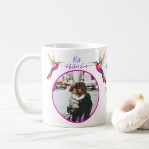 Bästa Mor någonsin! Family Photo Hummingbird Coffe Kaffemugg