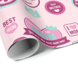 Bästa Mor någonsin Mönster Presentpapper