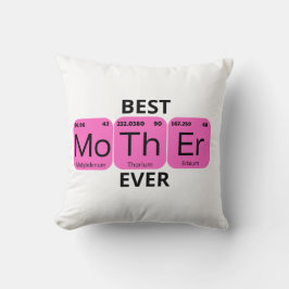 Bästa Mor någonsin Periodic Bord Kudde