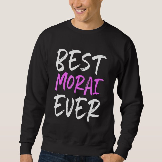 Bästa Morai Någonsin Cool Lång Ärmad Tröja (Framsida)