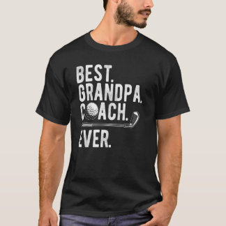 Bästa morfar Coach nånsin Golf T Shirt