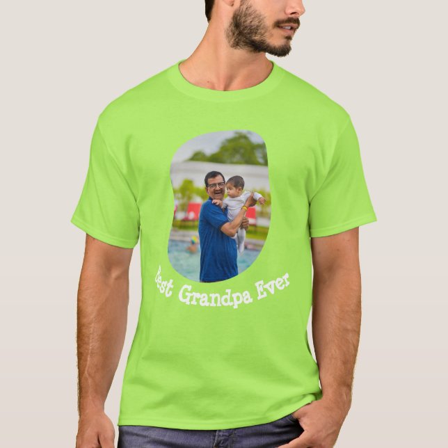 Bästa morfar Har någonsin laddat upp ditt familjef T Shirt (Framsida)