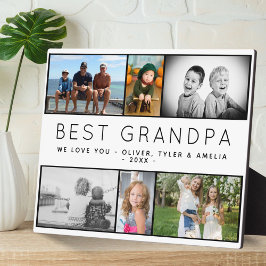 Bästa morfar Modern 6 Photo Collage Far's Day