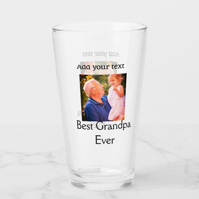 Bästa morfar, morfar, fotot av namn ger tex glaskopp (Framsida)