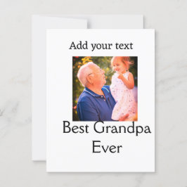 Bästa morfar, morfar, fotot av namn ger tex vykort