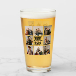 Bästa morfar någonsin, 8 fotokollage glaskopp