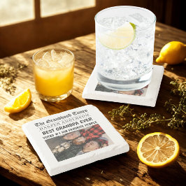 Bästa morfar någonsin-Anpassningsbar, nyhetsfoto Stenunderlägg