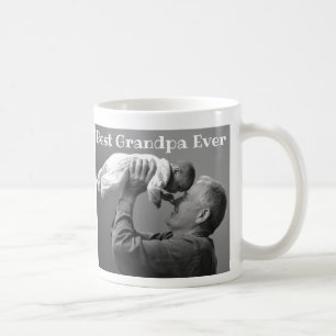 Bästa morfar någonsin Familjefotomorfar Kaffemugg