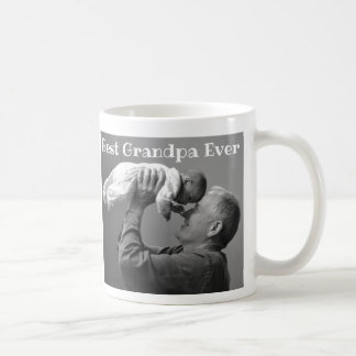 Bästa morfar någonsin Familjefotomorfar Kaffemugg