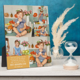 Bästa morfar någonsin | Färg blockfotokollage