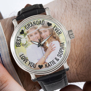 Bästa morfar någonsin - fotobevakning av Personl Armbandsur
