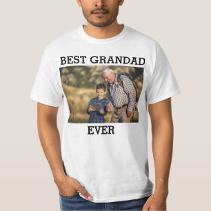 Bästa morfar någonsin-fotot Skapar din egen Anpass T Shirt