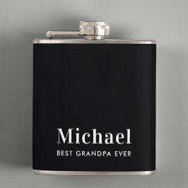 Bästa morfar någonsin Monogram Black Fickplunta