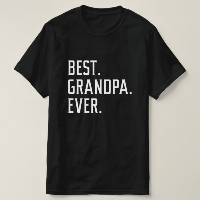 Bästa morfar någonsin t shirt (Design framsida)