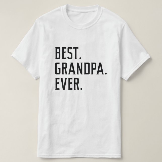 Bästa morfar någonsin t shirt (Design framsida)