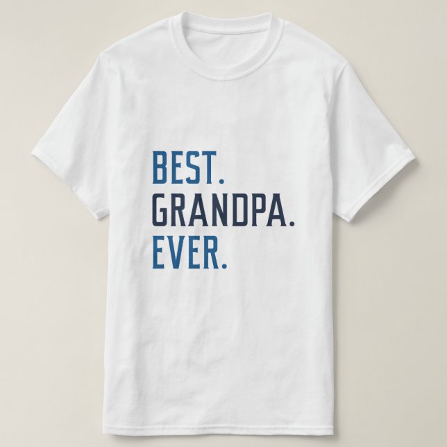 Bästa morfar någonsin t shirt (Design framsida)