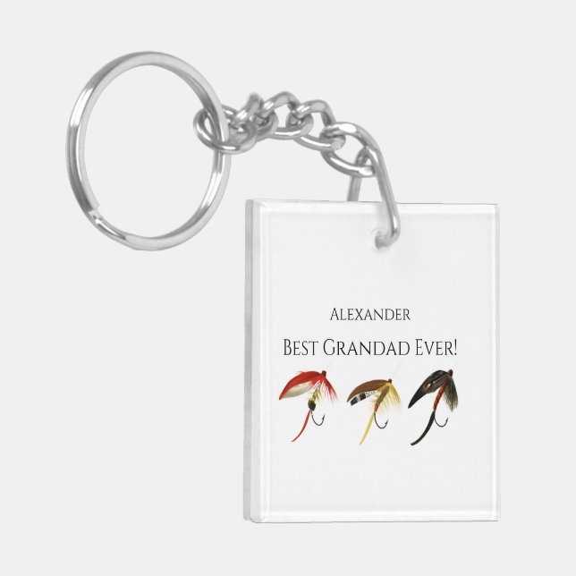 Bästa morfar nånsin! Fly Fish Fishmen Flyfish (Vänstra Framsidan)