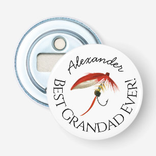 Bästa morfar nånsin! Fly Fish Fishmen Flyfish Flasköppnare