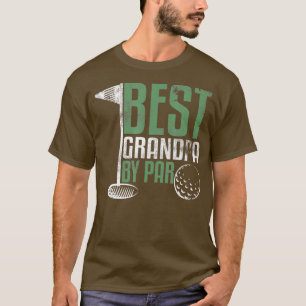 Bästa morfar per par Fars dag Golf Grandad Golfi T Shirt