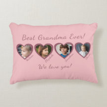 Bästa mormor-Anpassningsbar, fyra fotomall