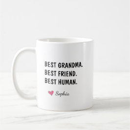 Bästa Mormor Bästa Vän Bästa Människa Kaffemugg