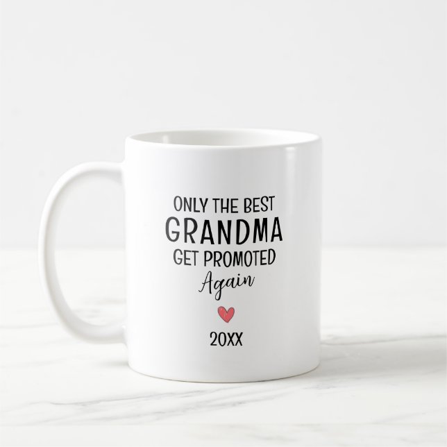 Bästa Mormor Befördas Igen – Anpassad Kaffemugg (Vänster)