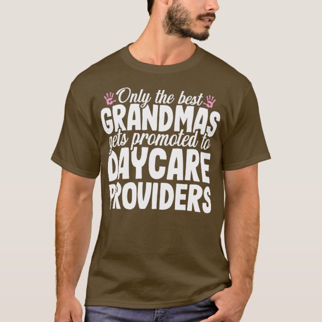 Bästa mormor Childcare Gift T Shirt (Framsida)
