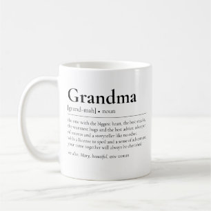 Bästa mormor Definition Modern mormor Kaffemugg