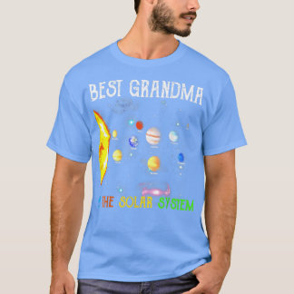 Bästa mormor i Solar System Family Matchi T Shirt