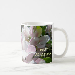 BÄSTA MORMOR! Kaffe Koppar Present Äpple Blommor