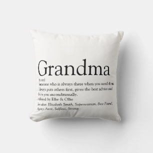 Bästa Mormor Mamma Definition Foto Kudde