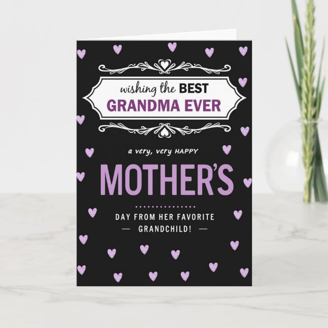 Bästa Mormor/Moster Någonsin Kärlekskort Kort (Framsida)
