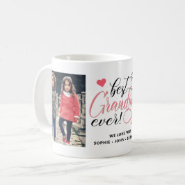 Bästa mormor någonsin 2 Fototypografi Kaffemugg