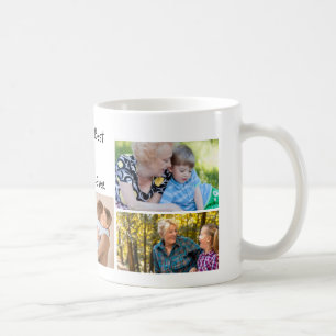Bästa mormor någonsin 5 Photo Collage sött Kaffemugg