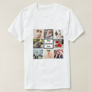 Bästa mormor någonsin, 8 anpassningsbar för fotoko t shirt