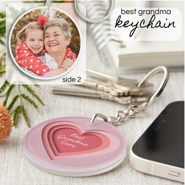 Bästa mormor någonsin Anpassad bildhjärta (Skapare uppladdad)
