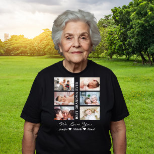 Bästa Mormor Någonsin Anpassade Bilder Barnbarns N T Shirt