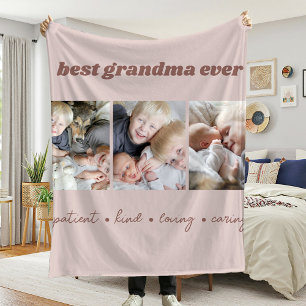 Bästa mormor någonsin Anpassningsbar Fleecefilt