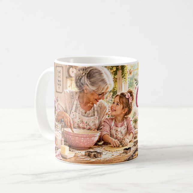 Bästa Mormor Någonsin Bakning Present Mugg (Framsida vänster)