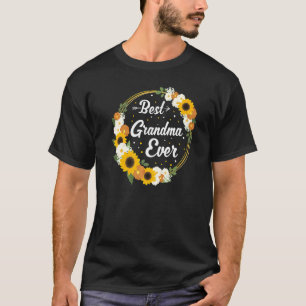 Bästa mormor någonsin Blommor Gardener T Shirt