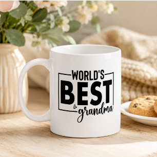 Bästa mormor någonsin Foto mormors dag Kaffemugg